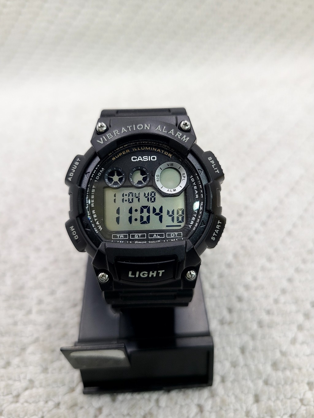 Casio Digital Vibration Alarm Watch - Black